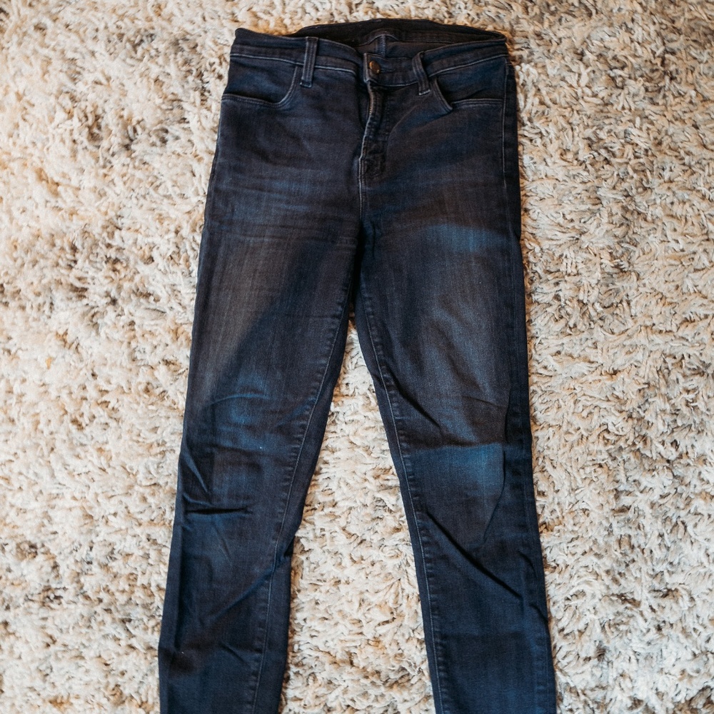 J Brand Maria High Rise Dark Skinny Jeans Size 26